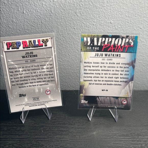 USC JuJu Watkins Topps Bowman U Insert set Warriors of the paint, Pep Rally - Picture 2 of 2